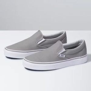 Vans slip-ons grey women’s 7.5